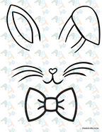 Coloring Pages| Spring Bunny Coloring Pages