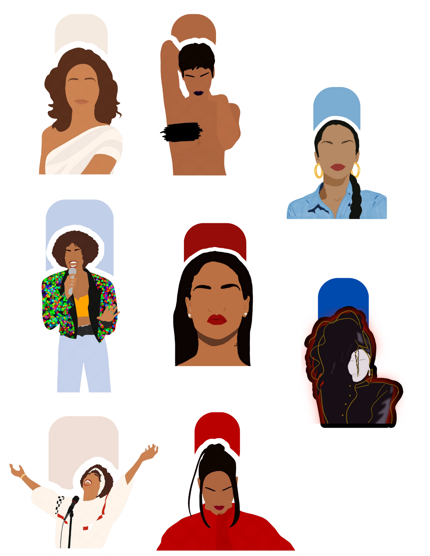 Magnetic Bookmark |Black Female Musicians