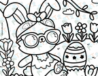 Coloring Pages| Spring Vibes Coloring Page