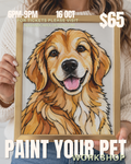 Paint Your Pet: Reverse Glass Painting Workshop