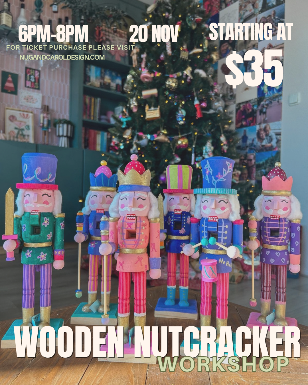 ARThouse Nutcracker Decorating Workshop | A Christmas Classic
