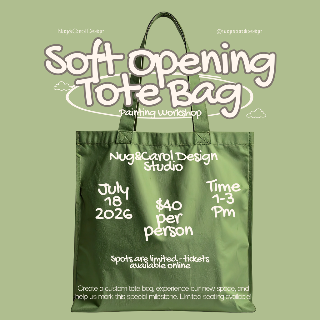 Soft Opening: Tote Bag Painting Workshop