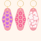 Motel KeyChains| Pattern Keychains