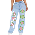 Hand Painted Custom Jeans| College Grad; Sorority