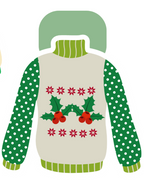Magnetic Bookmark| Ugly Christmas Sweaters