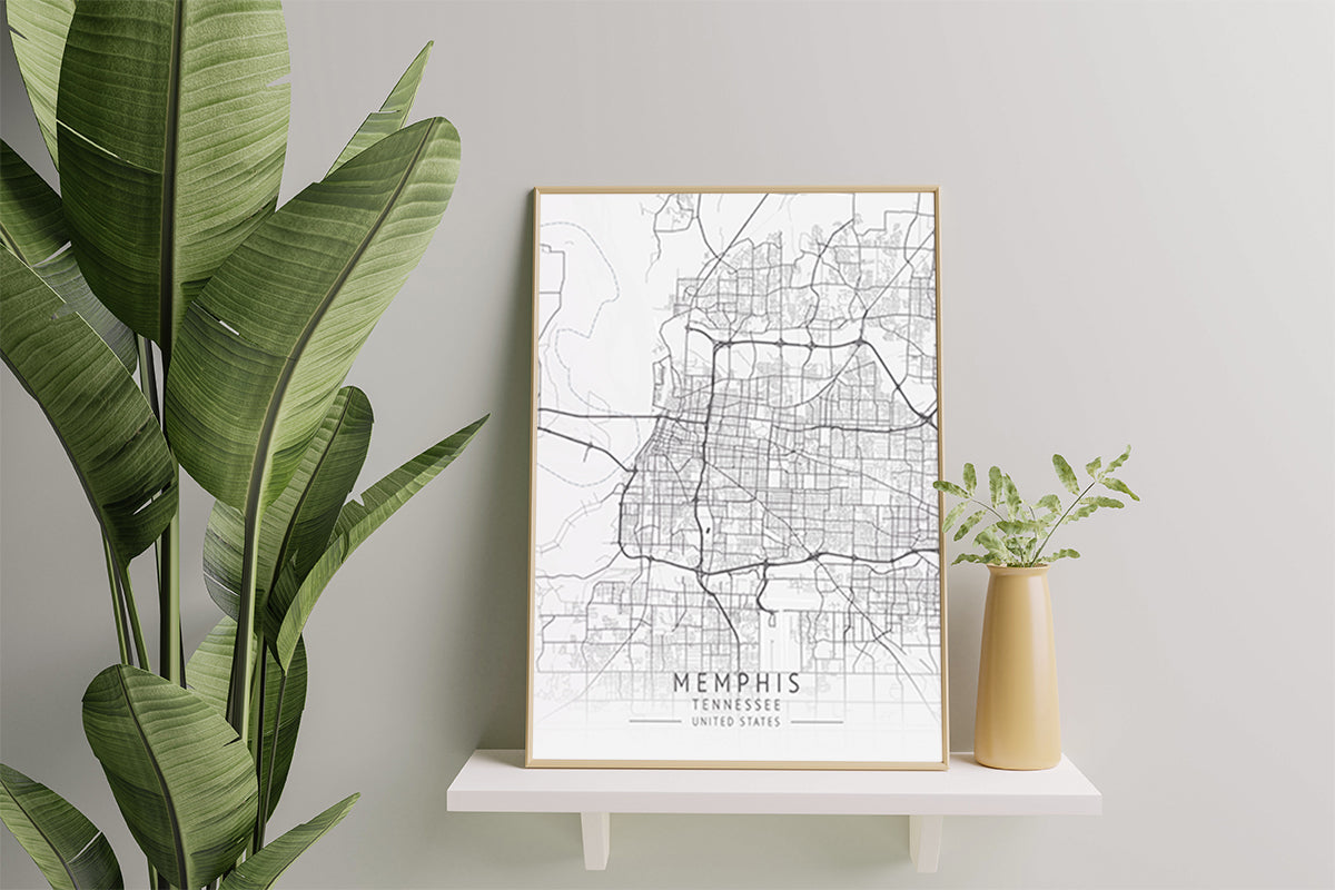 Tn Map Wall Art