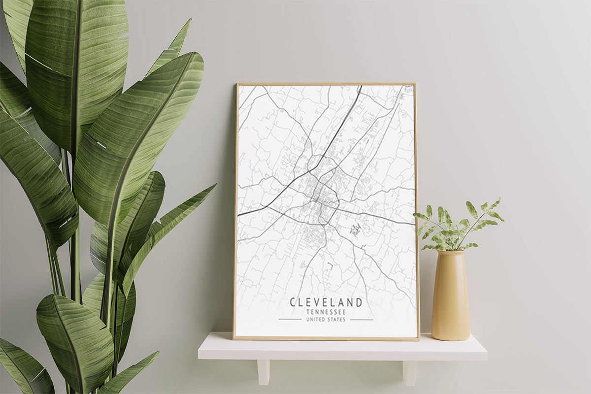 Tn Map Wall Art